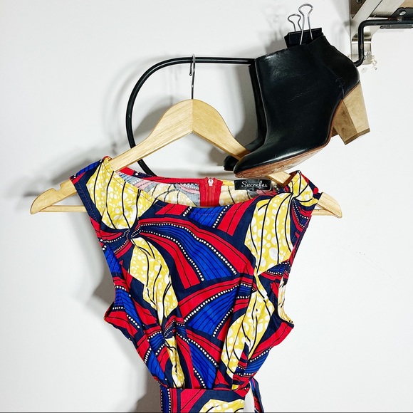 NWT Cotton Print Dress - Picture 2 of 9